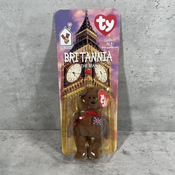 NEW Vtg Ty McDonalds Teenie Beanie 1999 Britannia The Bear RARE - Picture 2 of 5